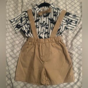 Handsome Baby/Toddler shorts summer set!